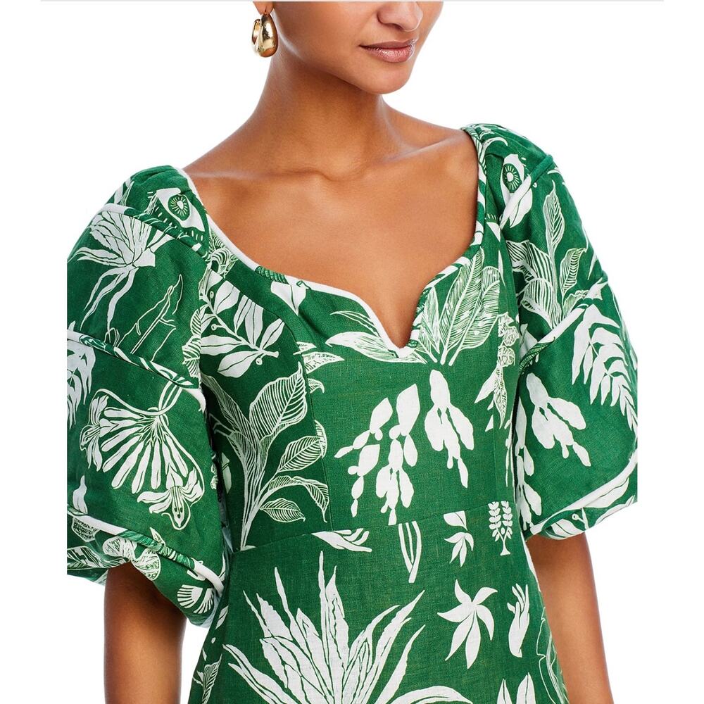 Farm Rio Forest Soul Linen Mini Dress - Picture 5 of 9